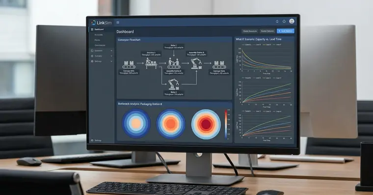 Factory simulation visual